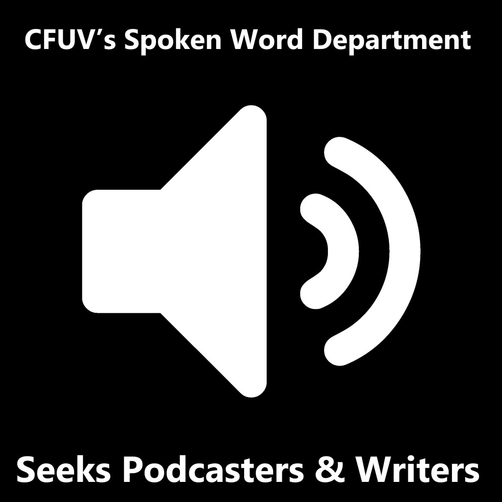 CFUV Seeks Podcasters & Writers